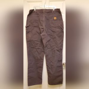 Carhartt B136 DKB Brown Duck Double Knee Original Dungaree Fit Pants 40x36